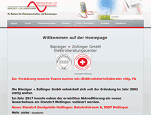 Tablet Screenshot of elektroberatungscenter.ch